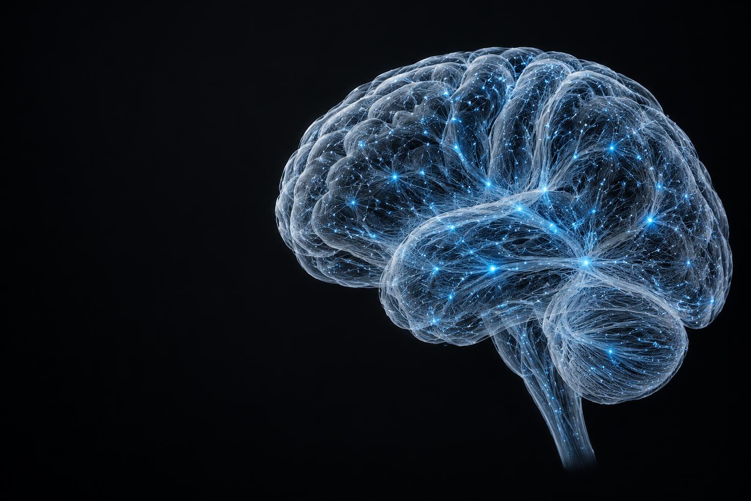 Digital visualization of the brain's neural network